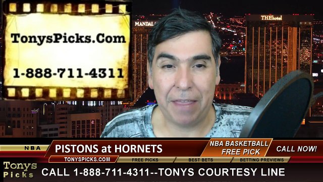 Charlotte Hornets vs. Detroit Pistons Free Pick Prediction NBA Pro Basketball Odds Preview 2-10-2015