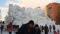 Une sculpture Star Wars en neige - Vidéo Dailymotion [480]