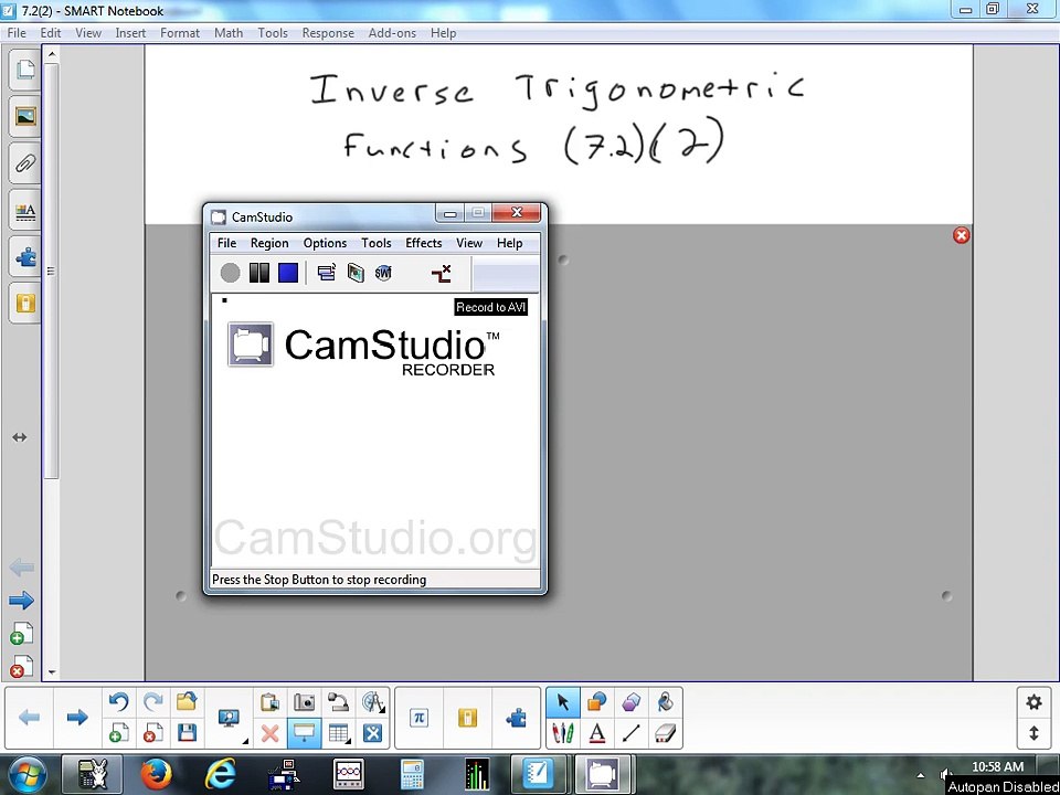 7.2(2) Inverse Trigonometric Functions 2-10-15