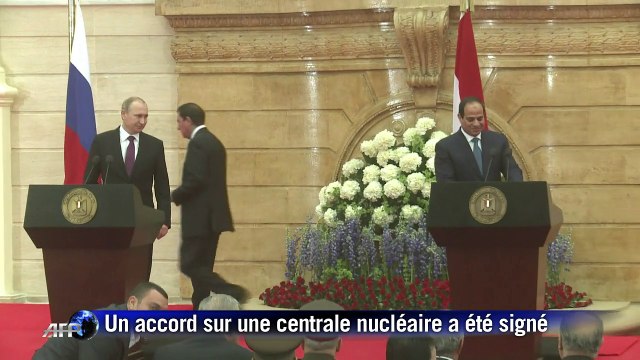 Accord Egypte-Russie pour construire une centrale nucléaire