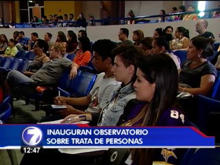 Inauguran observatorio sobre trata de personas