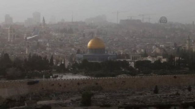 Kudüs'te Kum Fırtınası