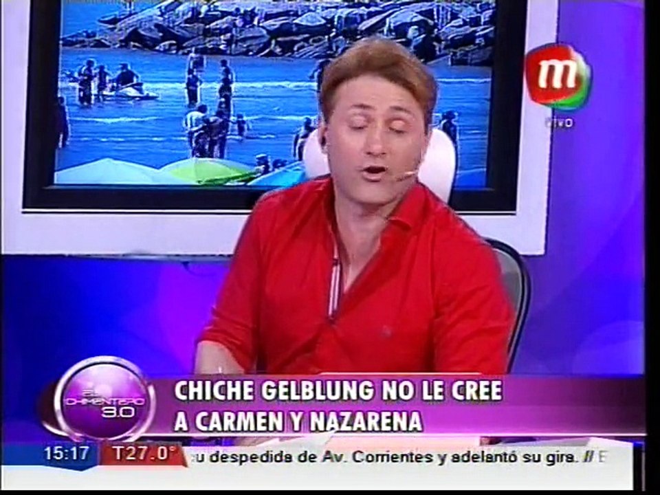 Chiche Gelblung vs Carmen Barbieri y Nazarena Vélez