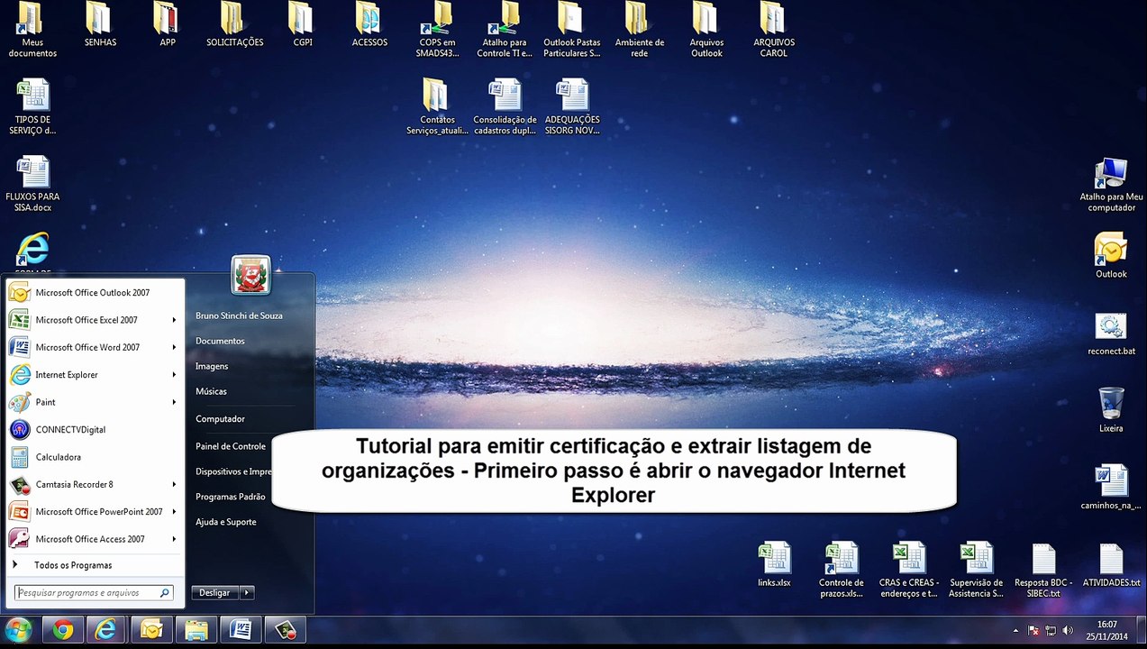 SisOrg - Emissão de certificado e listagem geral