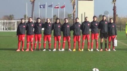 15 Yaşaltı Uluslararası Dörtlü Turnuva - Türkiye: 1 - Avusturya: 1