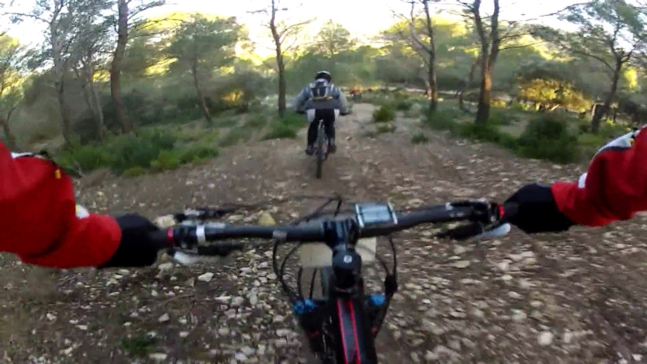 Rando VTT de Mérindol le 08-02-2015