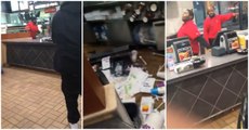 Guy Gets Fired From McDonald's And Smashes Everything