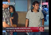 Surquillo: Madre embarazada muere atropellada por bus de transporte público