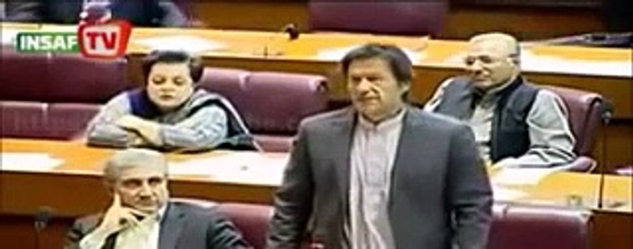 Imran Khan speech on Pakistan Parliament due to War Criminal Abdul Quader Mollah Hanged