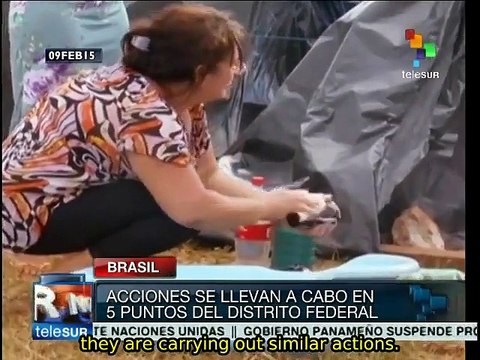 Homeless Workers' Movement in Brasilia occupies six empty lots