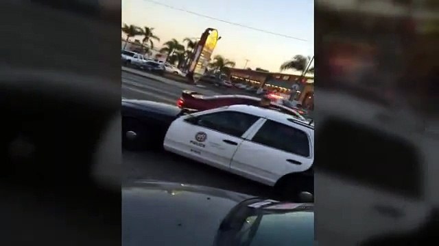 Course poursuite Los Angeles filmé par un amateur