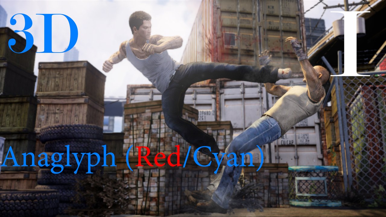 3D Fights  Martial Arts Club I (Sleeping Dogs) (3D for phones tablets non-3D TVs)