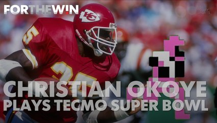 Watch legendary Chiefs RB Christian Okoye play Tecmo Super Bowl