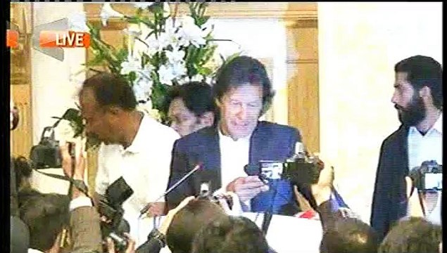 IMRAN KHAN ADDRESS TO PTI WORKERS ON JOINING CH SARWAR IN PTI