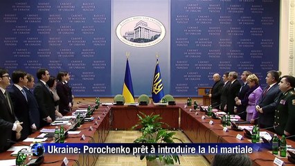 Ukraine: Porochenko prêt à "introduire la loi martiale" en cas d'échec du sommet de Minsk
