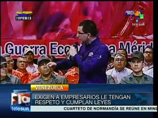 No podemos permitir que le falten el respeto al pueblo: Jorge Arreaza