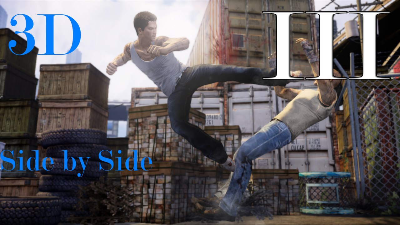 3D Fights  Martial Arts Club III (Sleeping Dogs) (3D for PC 3D phones 3D TVs Crossed Eyes)