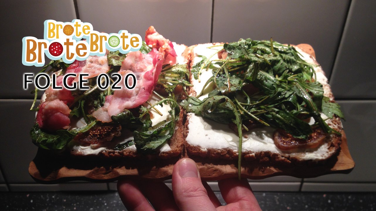 Folge 020 - Rucola-Balsamico-Brot mit Landrahm & Feigen
