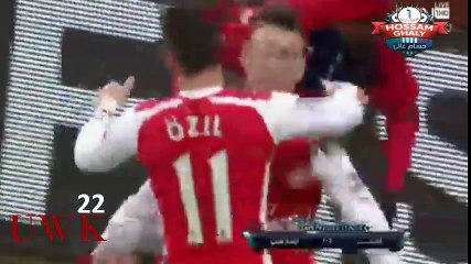ارسنال × ليستر سيتي 1/2 اهداف المباراه