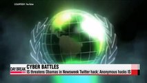 IS threatens Obamas in Newsweek Twitter hack; Anonymous hacks IS