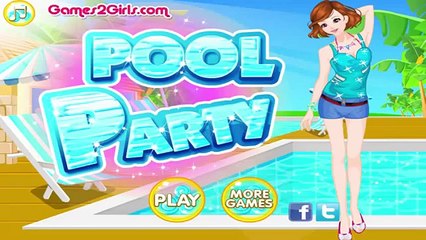 Dress Up Games ► Emily's Pool Party dress up game for kids