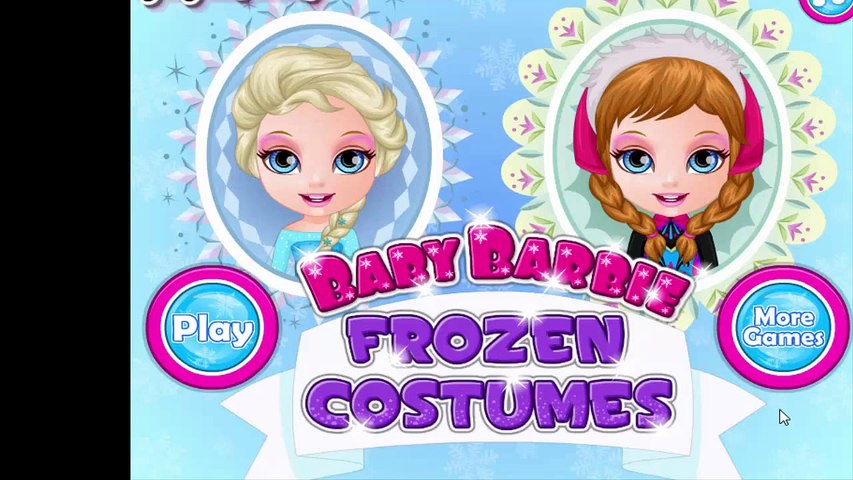 barbie frozen games