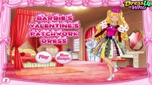 Valentines Day Games ► Barbie Valentines Patchwork Dress Design Game