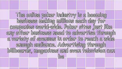 Poker Affiliate Program Marketing Revealed