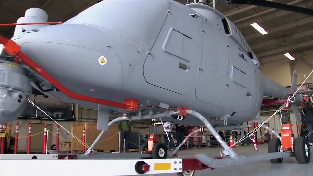 MQ-8C Fire Scout Unmanned Helicopter First Flight