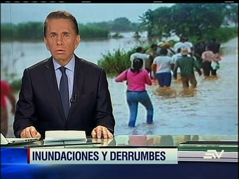 Inundaciones y derrumbes afectan a varias provincias