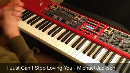I Just Can't Stop Loving You - Michael Jackson, Piano Cover Version,