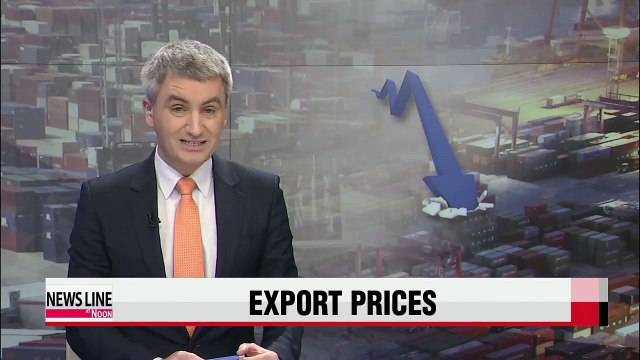 Korea's export prices dip to lowest level in 28 years last month