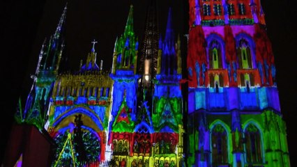Cathédrale de lumière - Rouen 2014