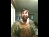 Dad dressed up as a Bigfoot will scared his child... Hilarious joke!