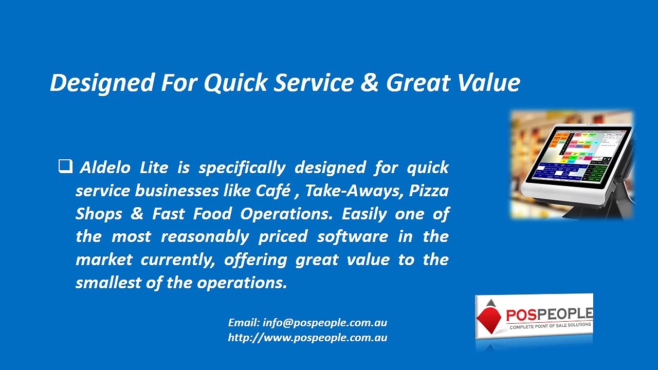 Retail Point of Sale software by POS PEOPLE