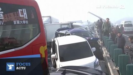 Corée du Sud : un carambolage impliquant 100 voitures fait deux morts