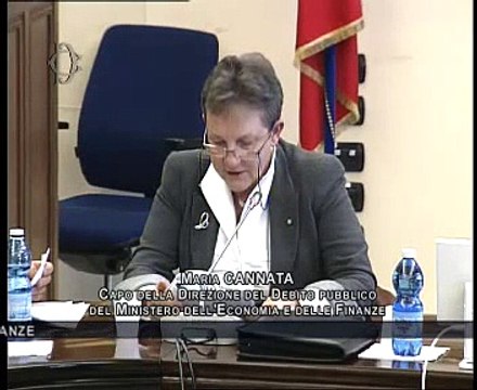 Roma - Audizione Capo Direzione Debito pubblico Ministero Economia, Cannata (10.02.15)