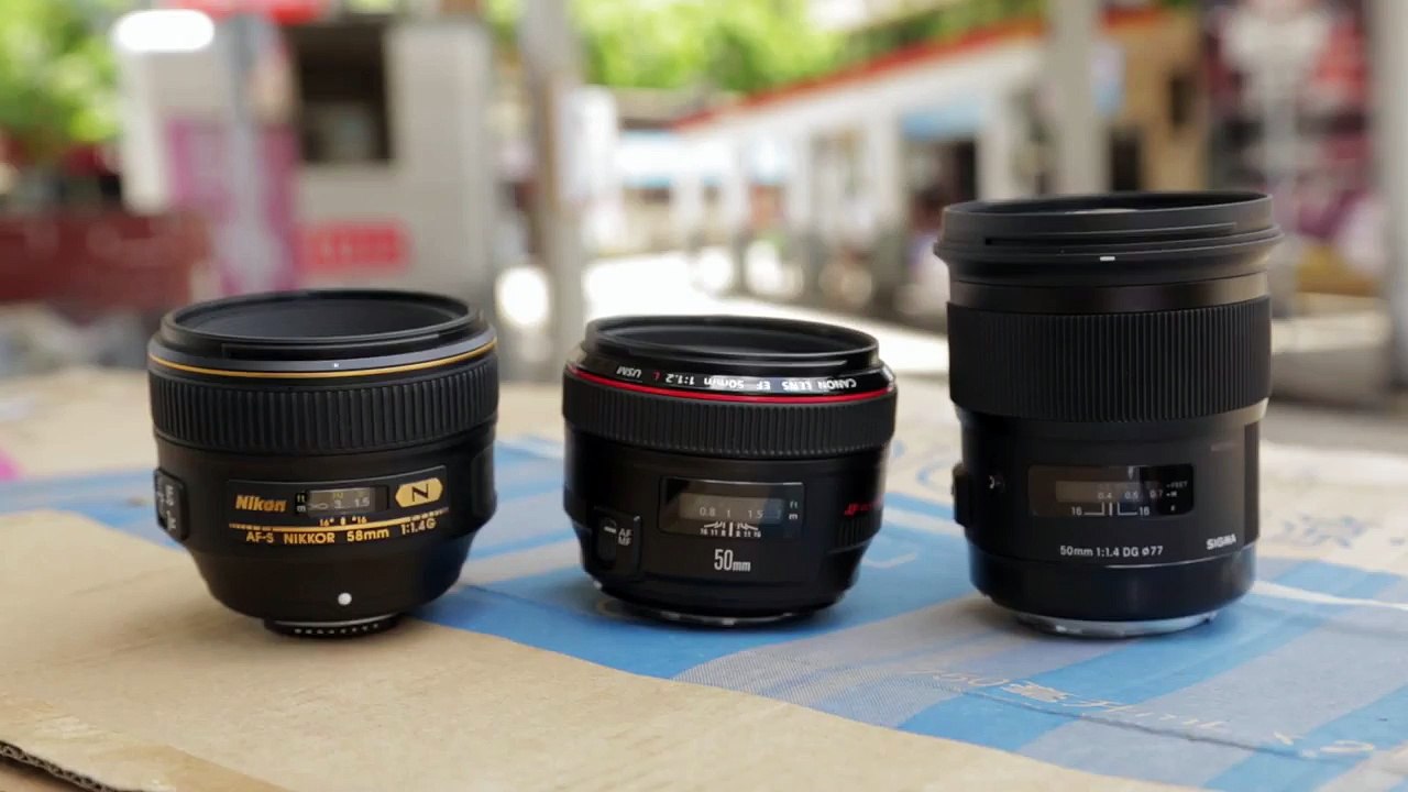 Battle of the Fast 50mm's: Sigma f1.4 Art vs. Canon f1.2 L vs. Nikon 58mm f1.4G