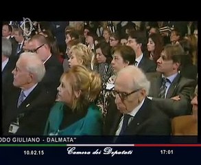 Roma - Giorno Ricordo Foibe ed Esodo Giuliano-Dalmata - Stefania Giannini (10.02.15)