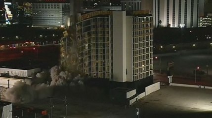 Un casino de 12 étages réduit en miettes à Las Vegas