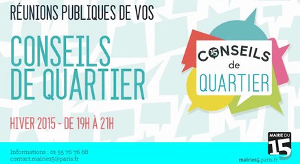 Conseil de Quartier Dupleix Motte-Picquet du Mercredi 4 Février 2015