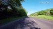 Biker attempting to do wheelie loses control in Sussex