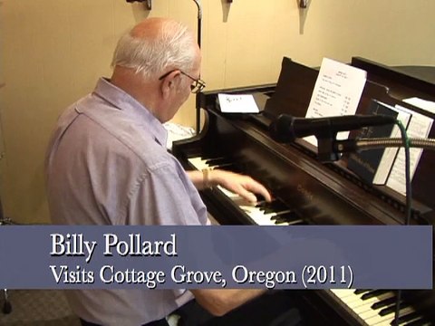 Billy Pollard plays Ragtime Piano in Cottage Grove