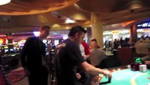 Betting 2500$ on one hand of blackjack in Las Vegas and won it with black jack!