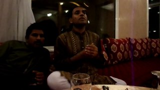 Dr. Zafar Iqbal, Marifat Sufi Band Pakistan, The moments of enjoyment afr the performance at Maknes waiting for dinner at the hotel and imrovizing Raga Darbari