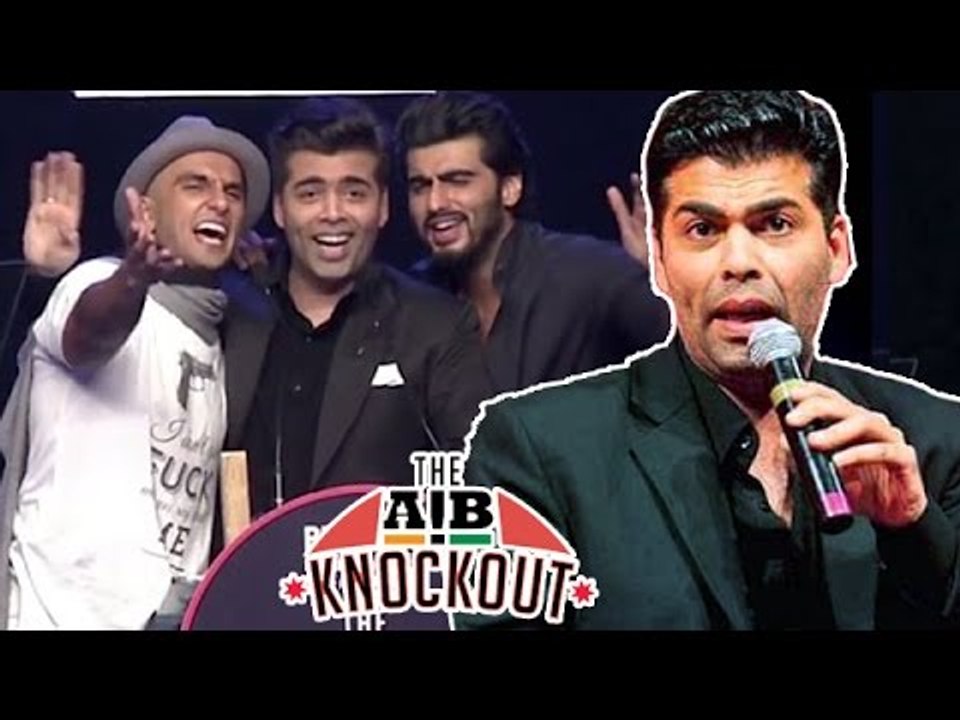 Karan Johar REACTS To AIB Knockout CONTROVERSY