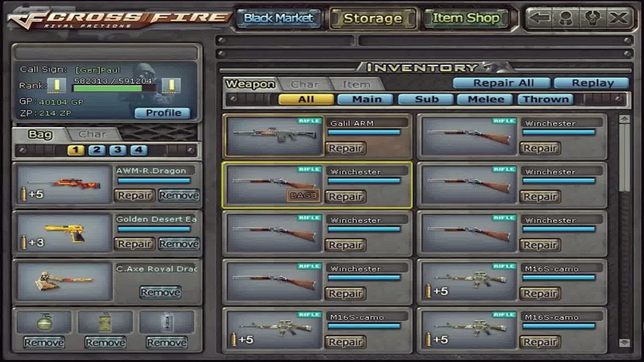 Buy Sell Accounts - Crossfire Best Account 2012