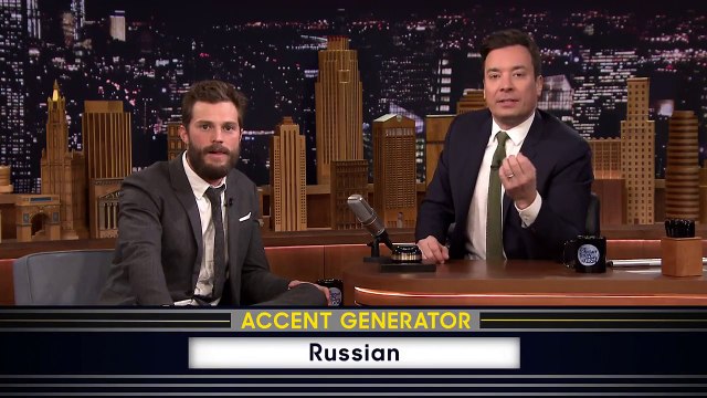« Fifty Accents of Grey » Jamie Dornan chez Jimmy Fallon
