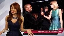 Taylor Swift and Kanye West New BFFs- 2015 Grammys