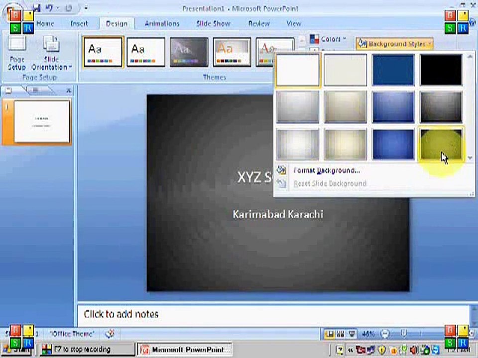 Microsoft Power Point in Urdu Lesson 01